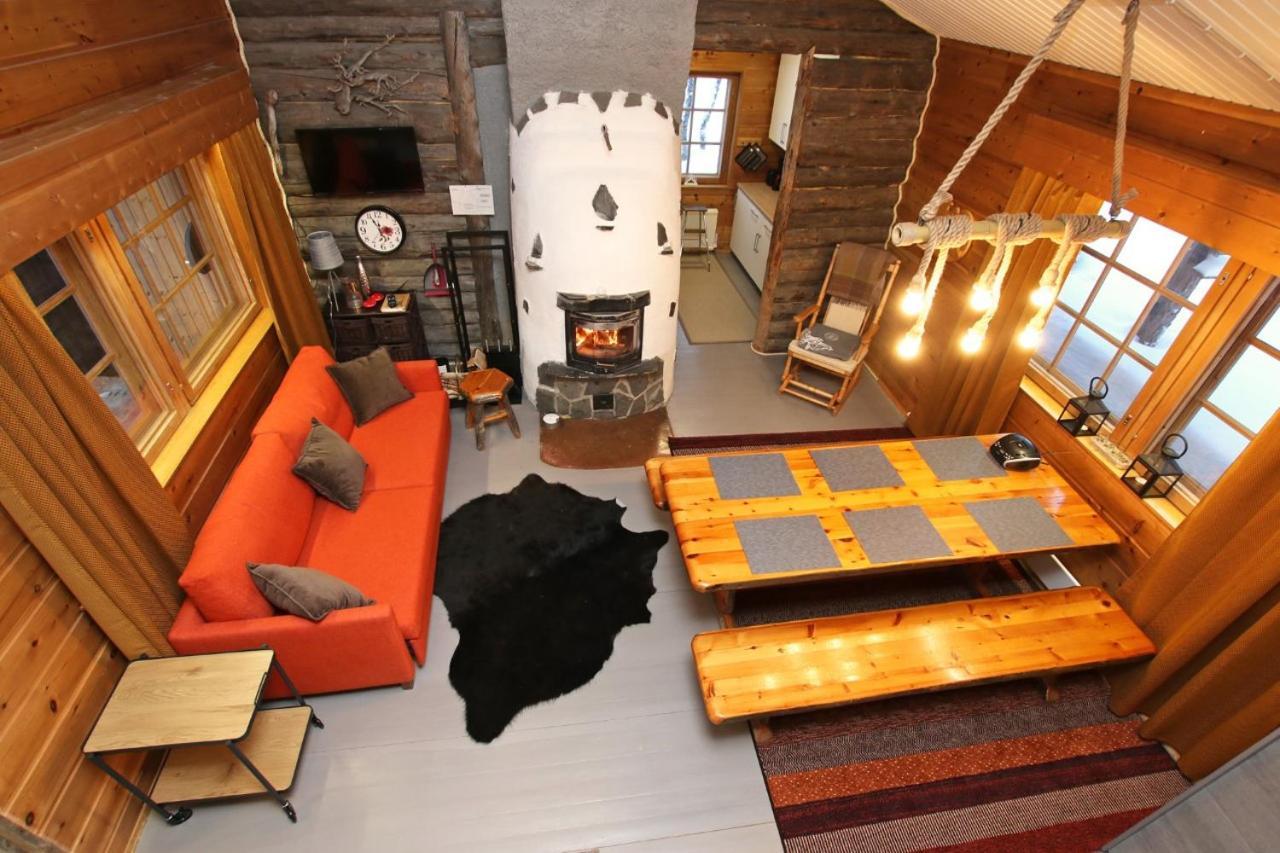 Kuukkeli Log Houses Aurora Cabin - Jaspis サーリセルカ エクステリア 写真