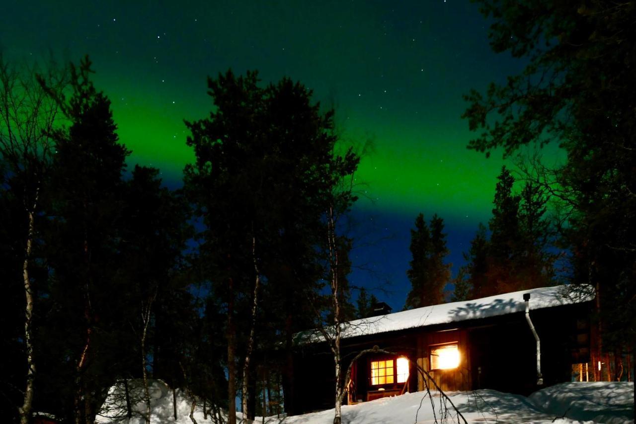 Kuukkeli Log Houses Aurora Cabin - Jaspis サーリセルカ エクステリア 写真