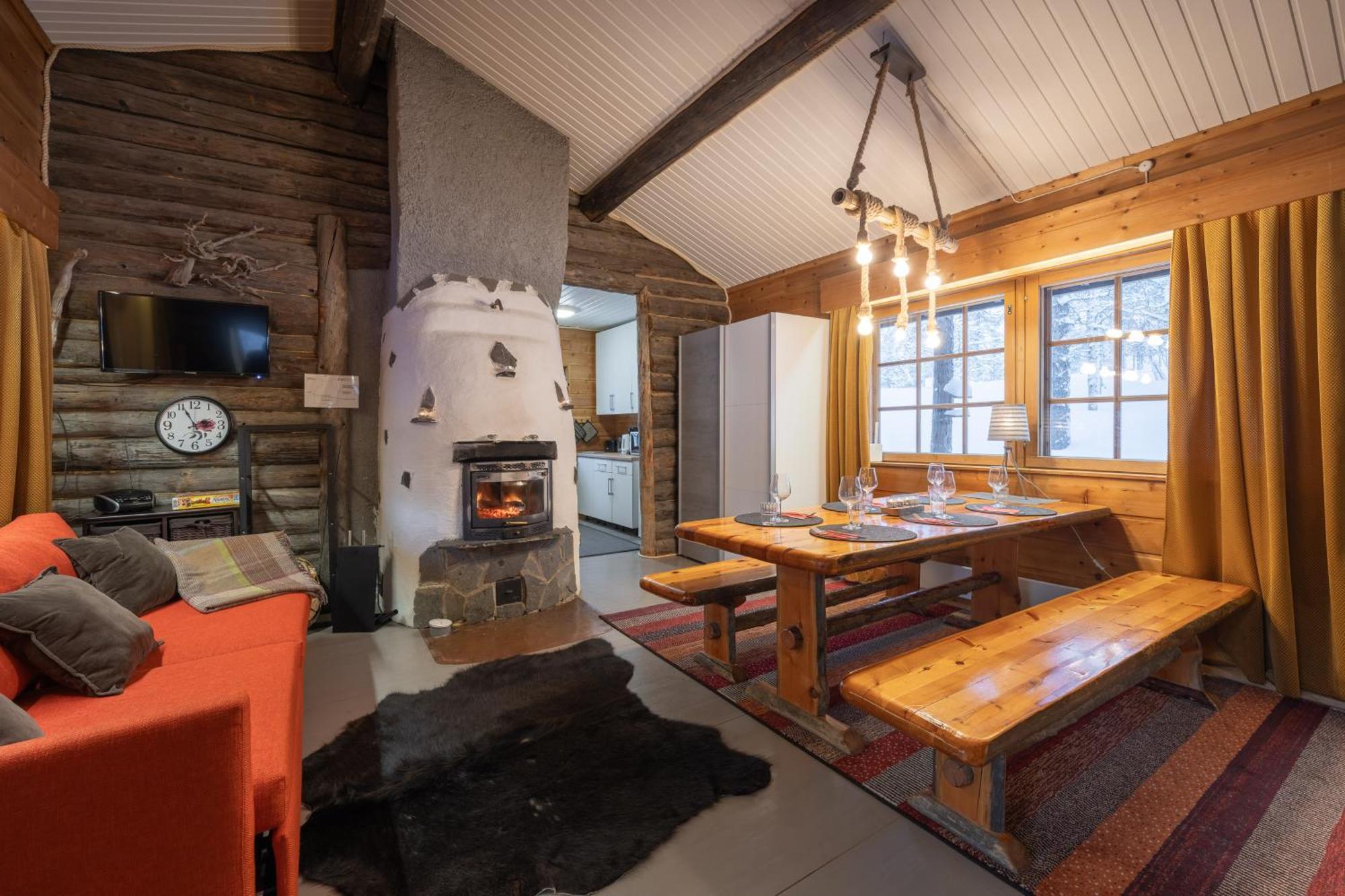 Kuukkeli Log Houses Aurora Cabin - Jaspis サーリセルカ エクステリア 写真