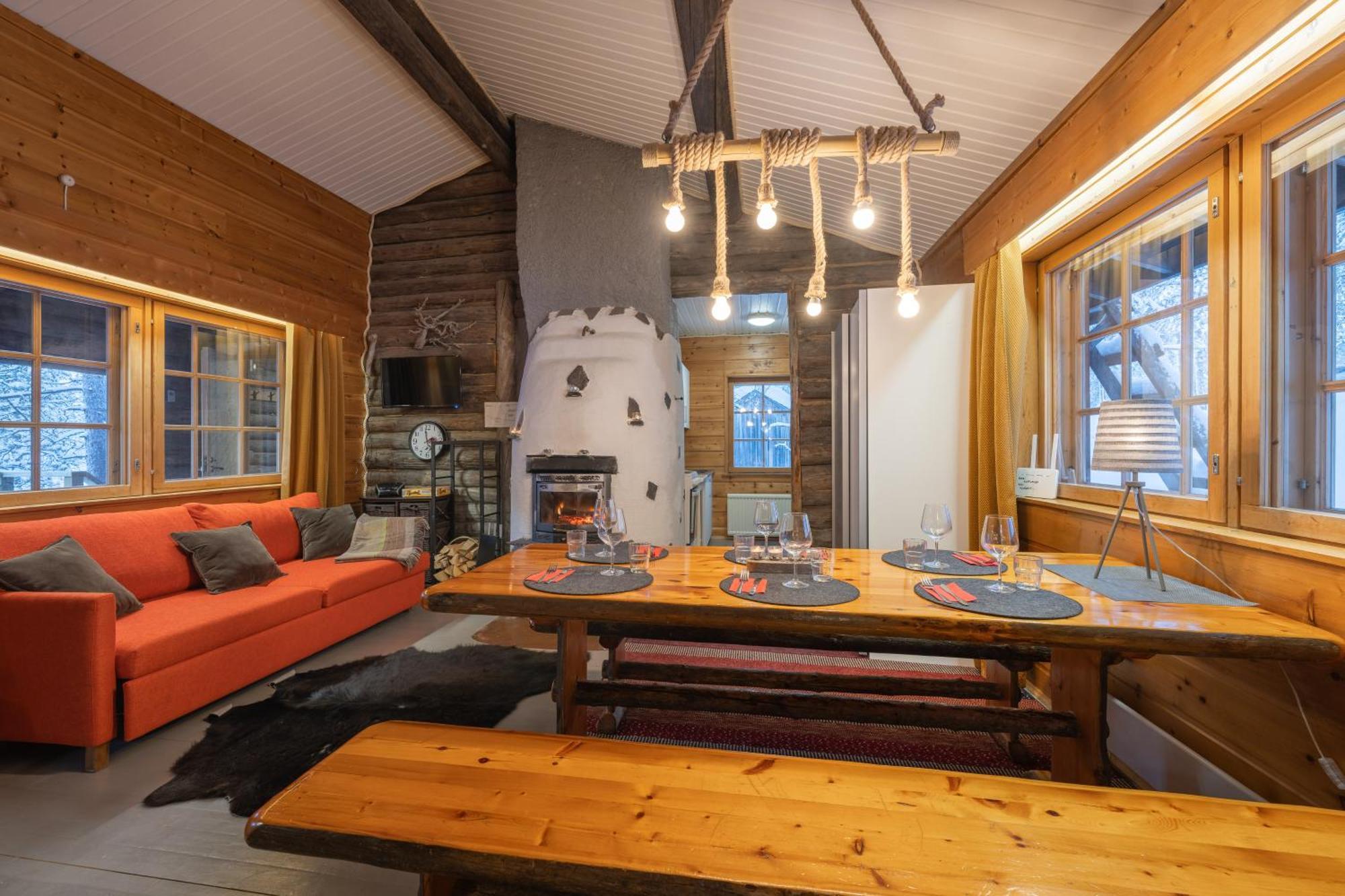 Kuukkeli Log Houses Aurora Cabin - Jaspis サーリセルカ エクステリア 写真