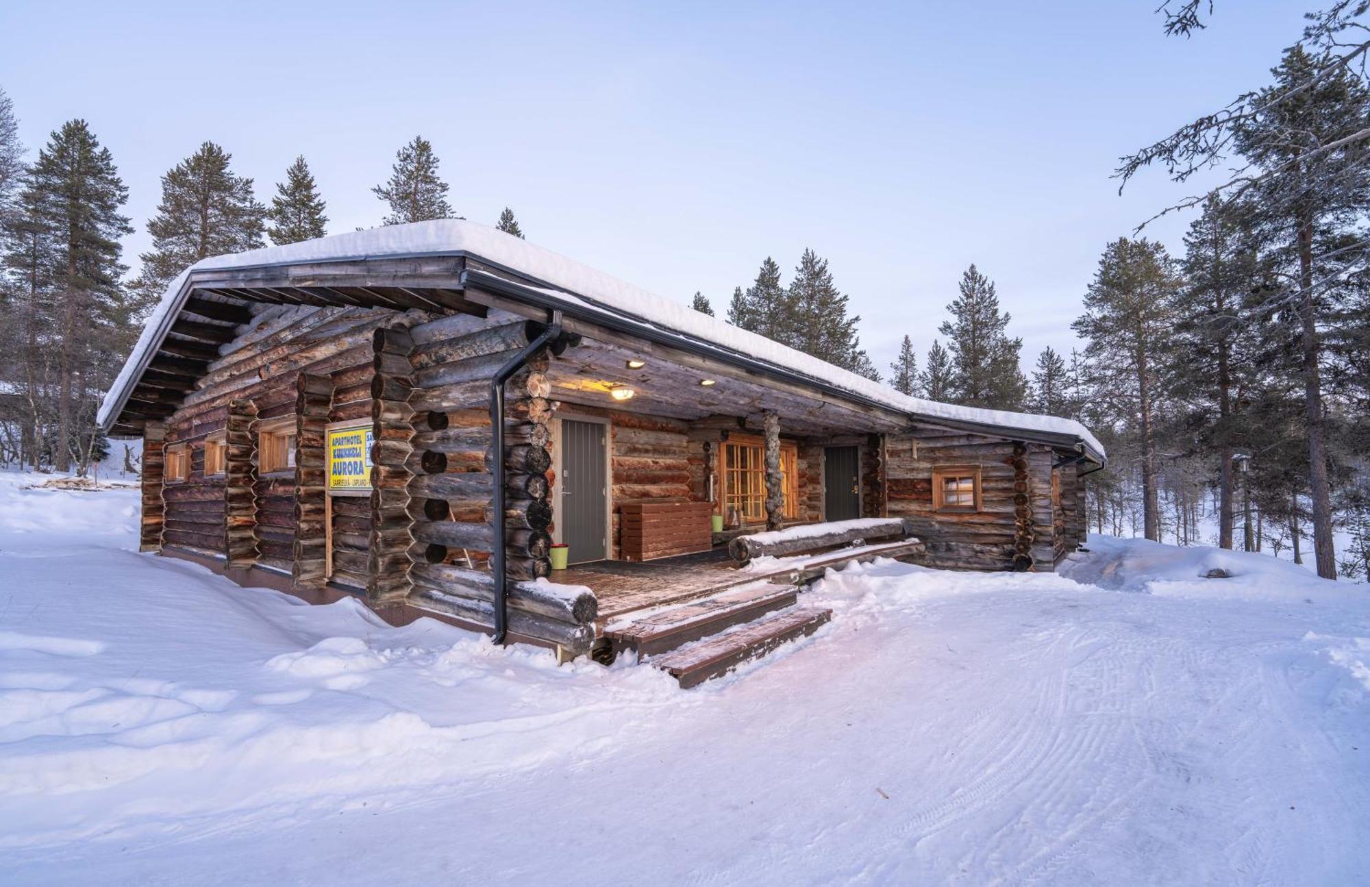 Kuukkeli Log Houses Aurora Cabin - Jaspis サーリセルカ エクステリア 写真