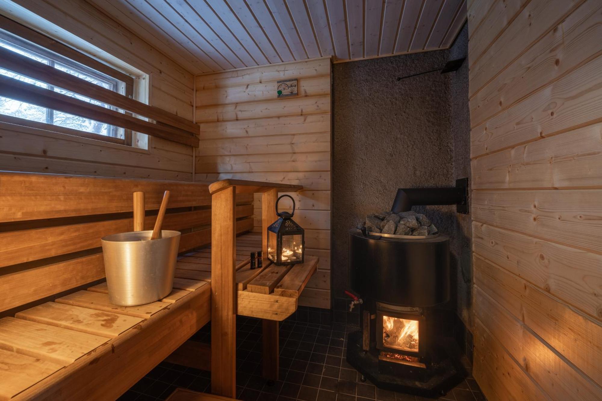 Kuukkeli Log Houses Aurora Cabin - Jaspis サーリセルカ エクステリア 写真