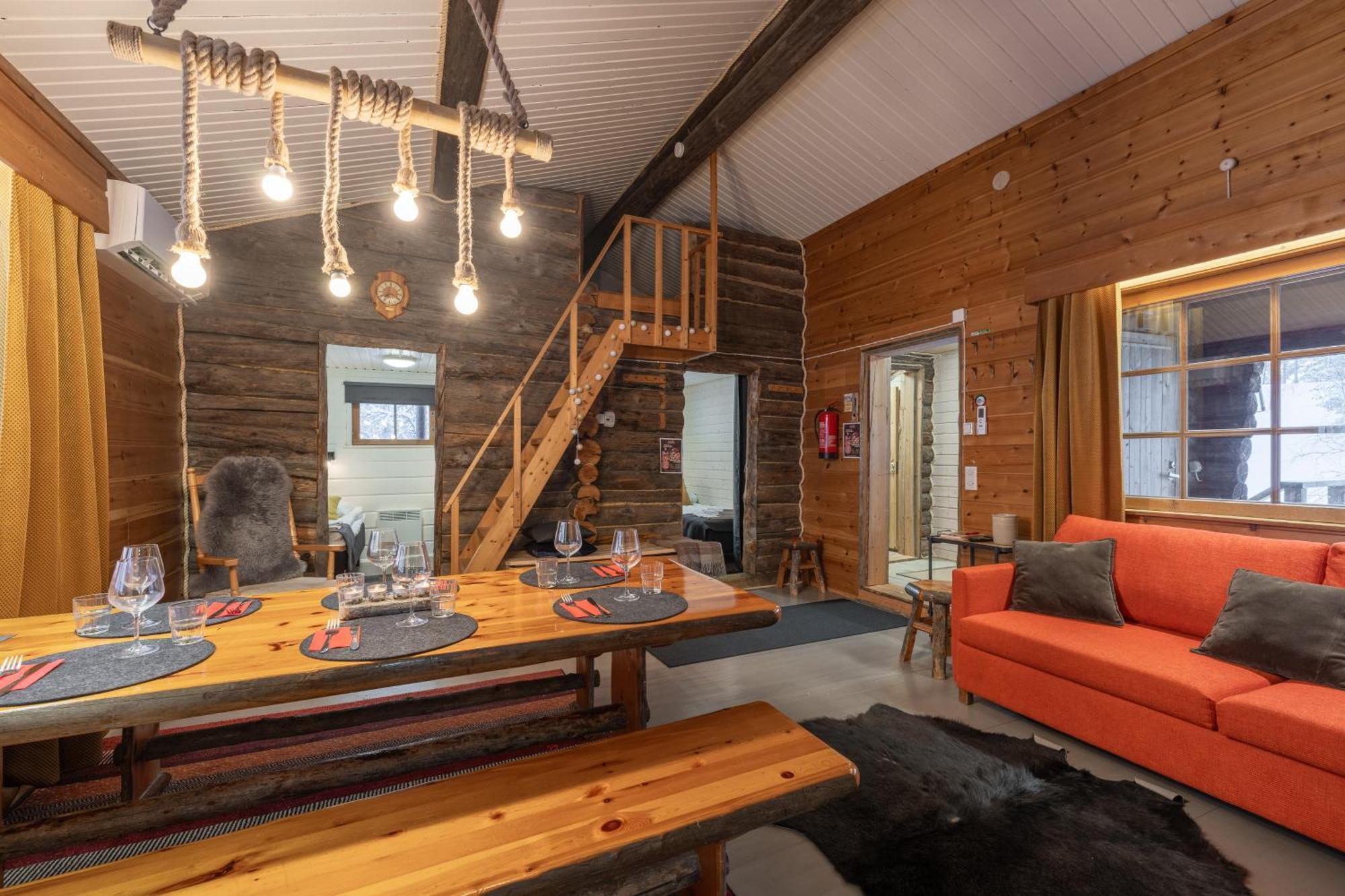 Kuukkeli Log Houses Aurora Cabin - Jaspis サーリセルカ エクステリア 写真