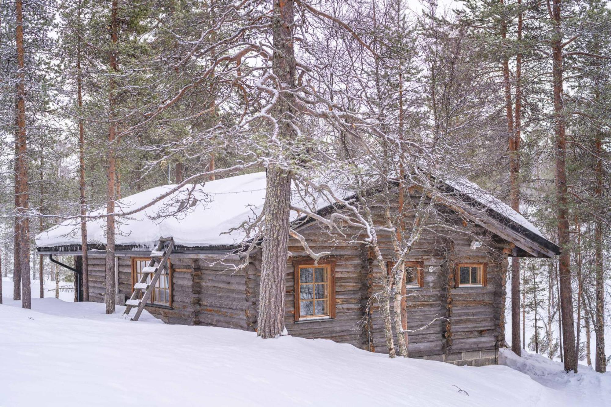 Kuukkeli Log Houses Aurora Cabin - Jaspis サーリセルカ エクステリア 写真